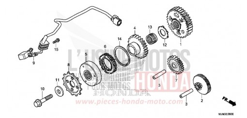 STARTING CLUTCH VFR800FE de 2014